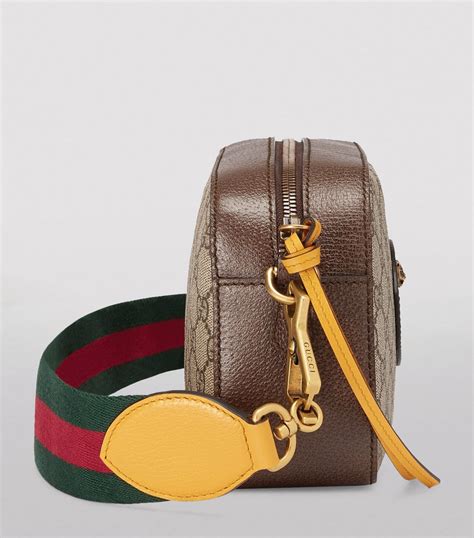 gucci gg canvas brown camera bag|gucci canvas bag vintage.